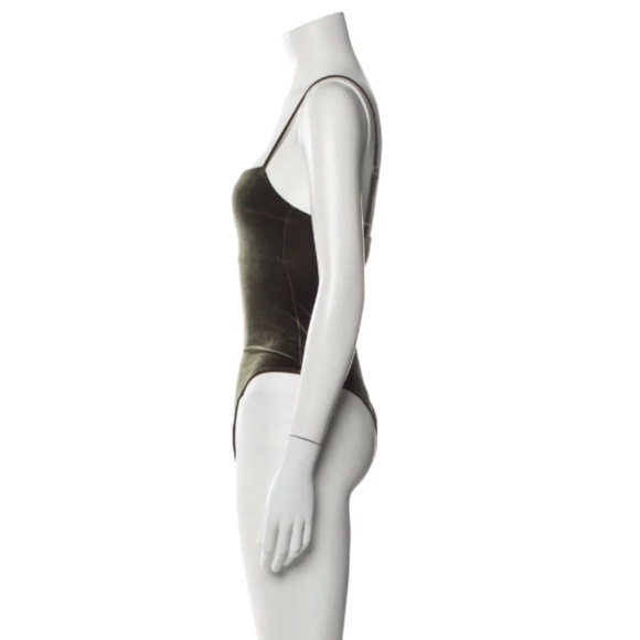 Fleur Du Mal - Square Neckline Sleeveless Bodysuit Size: XS - Picture 2 of 3